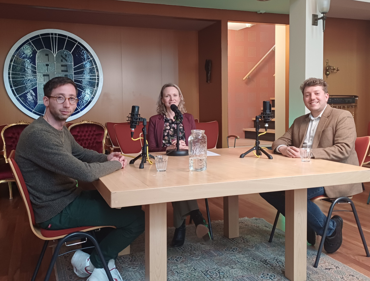 OJEC Dialoogpodcast (1): Rabbijn Asjer Waterman en dominee Stijn van der Woude